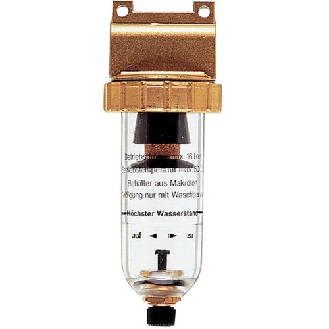 Filter m. Handentleerung G 1/4\" NW 6-Beschreibung lesen