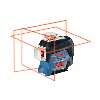 Linienlaser GLL 3-80 C, mit 4 x 1,5-V-LR6-(AA)-Batterien, Akku-Adapter