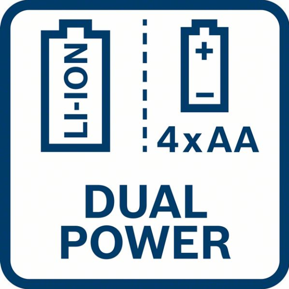 Linienlaser GLL 3-80 C, mit 4 x 1,5-V-LR6-(AA)-Batterien, Akku-Adapter-Beschreibung lesen