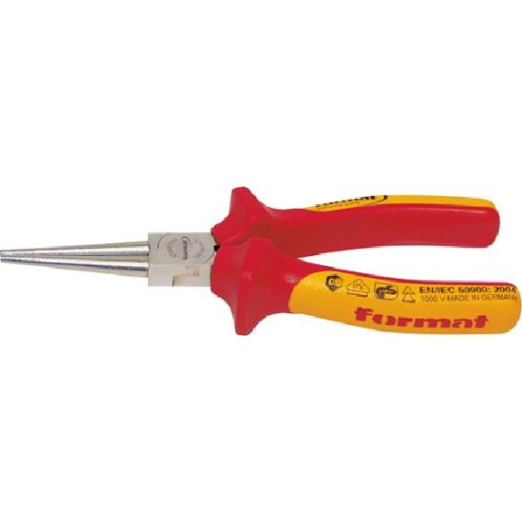 Langbeckzange DIN ISO 5745 160 mm VDE Backen rund-Beschreibung lesen