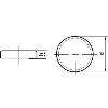 Neodym-Magnet-Flachgreifer ohne Gewindebuchse16 x 4,5mm Neodym-Magnet-Flachgreifer ohne Gewindebuchse16 x 4,5mm