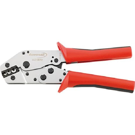 Crimpzange für unisolierte Kabelschuhe 0,5 - 6mm²-Beschreibung lesen
