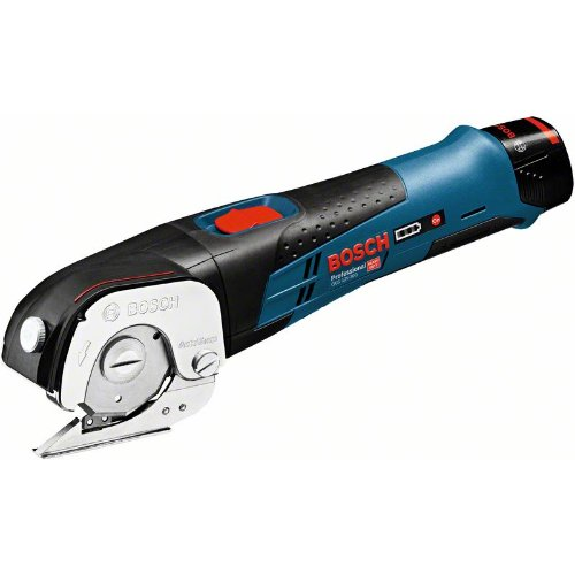 Akku-Universalschere GUS 12V-300, Solo Version, im Karton-Beschreibung lesen