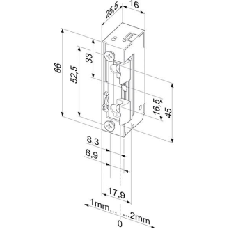 Elektr.Türöffner 118E HZ Profix 2 mech.Entr.-Beschreibung lesen