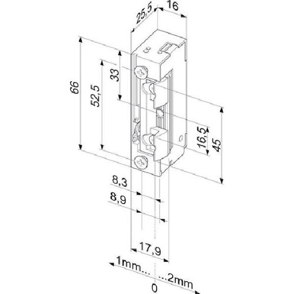 Elektr.Türöffner 118E HZ Profix 2 mech.Entr.-Beschreibung lesen