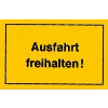 Verbotsschilder Ausfahrt freihalten Verbotsschilder Ausfahrt freihalten