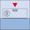 Magnet-Wasserwaage LM 40cm rot pulverbeschichtet