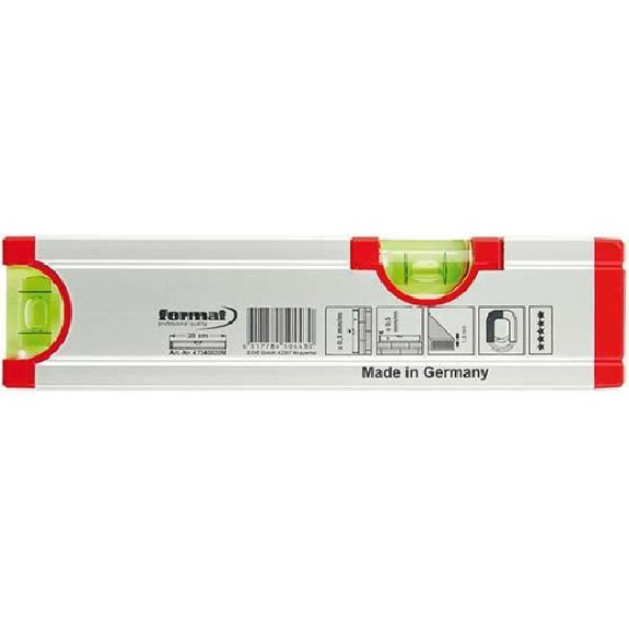 Magnet-Wasserwaage 20cm-Beschreibung lesen