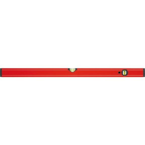 Magnet-Wasserwaage LM 80cm rot pulverbeschichtet-Beschreibung lesen