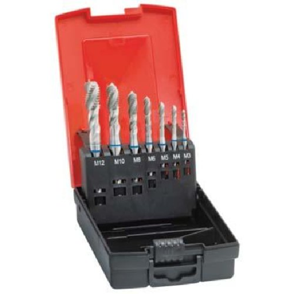 Maschinen Gewindebohrer DIN 371/376 C VA M3-12 Satz Maschinen Gewindebohrer DIN 371/376 C VA M3-12 Satz-Beschreibung lesen