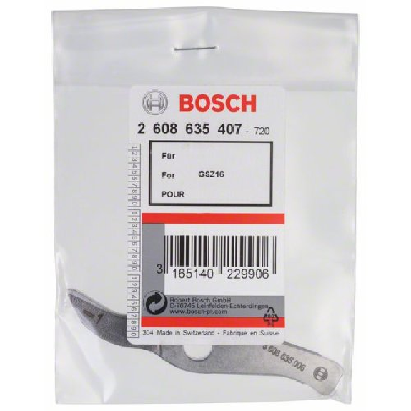 Messer gerade bis 1,0 mm, für Bosch-Schlitzschere GSZ 160 Professional Messer gerade bis 1,0 mm, für Bosch-Schlitzschere GSZ 160 Professional-Beschreibung lesen