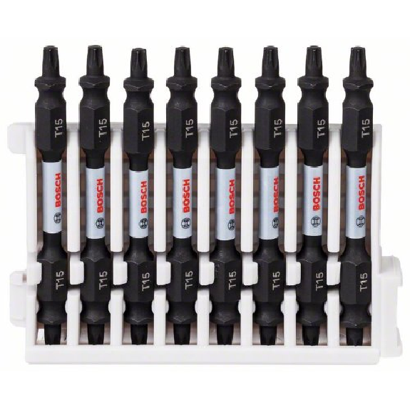 Doppelklingen Schrauberbit-Set Impact Control, 8-teilig, T15-T15, 65 mm Doppelklingen Schrauberbit-Set Impact Control, 8-teilig, T15-T15, 65 mm-Beschreibung lesen