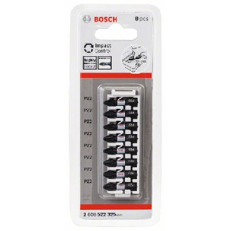 Schrauberbit-Set Impact Control, 8-teilig, PZ2, 25 mm-Beschreibung lesen