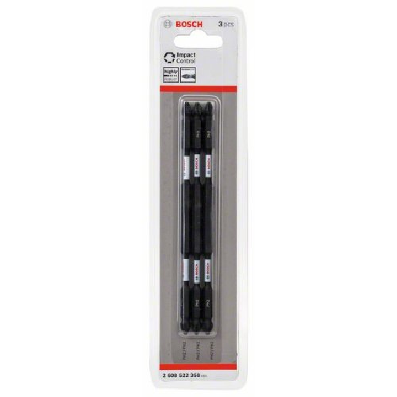 Doppelklingen Schrauberbit-Set Impact Control, 3-teilig, PH2-PH2, 150 mm-Beschreibung lesen