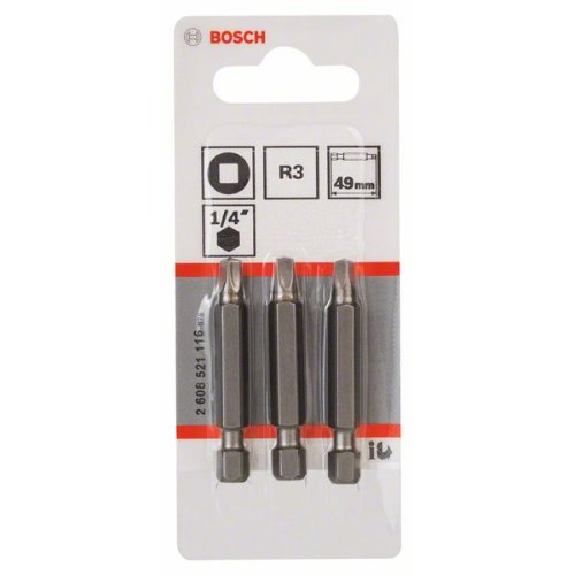 Schrauberbit Extra-Hart, R3, 49 mm, 3er-Pack-Beschreibung lesen