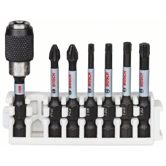 Schrauberbit-Set Impact Control, 7-teilig, PH2/PZ2/T20-T30, 50 mm-Beschreibung lesen