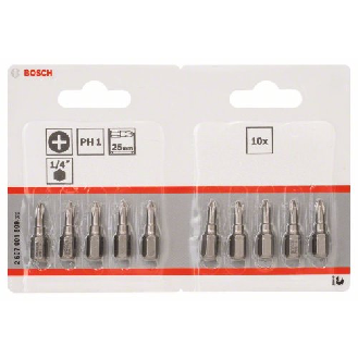 Schrauberbit Extra-Hart, PH 1, 25 mm, 10er-Pack, Tight Pack-Beschreibung lesen