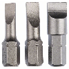 Schrauberbit-Set Extra-Hart (S), 3-teilig, 25 mm, S0,6x4,5, S0,8x5,5, S1,2x8,0
