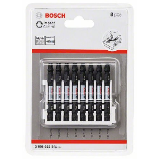 Doppelklingen Schrauberbit-Set Impact Control, 8-teilig, T30-T30, 65 mm-Beschreibung lesen