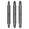 Doppelklingenbit-Set, 3-teilig, PZ1, PZ1, PZ2, PZ2, PZ3, PZ3, 60 mm Doppelklingenbit-Set, 3-teilig, PZ1, PZ1, PZ2, PZ2, PZ3, PZ3, 60 mm