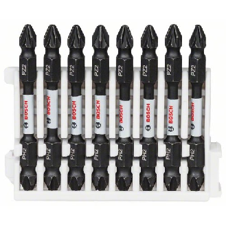 Doppelklingen Schrauberbit-Set Impact Control, 8-teilig, PH2-PZ2, 65 mm-Beschreibung lesen