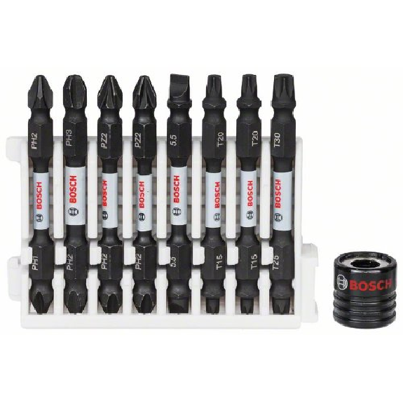 Doppelklingen Schrauberbit-Set Impact Control, 9-teilig, diverse, 65 mm-Beschreibung lesen