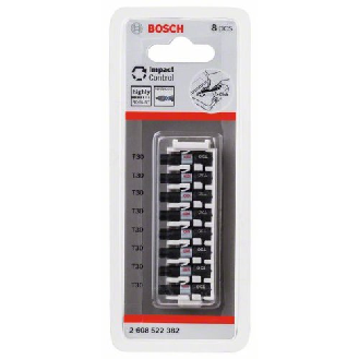 Impact Control Schrauberbitpack, 8-teilig, mit T30, 25 mm-Beschreibung lesen