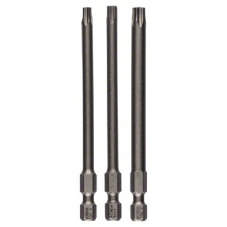 Schrauberbit-Set Extra-Hart, 3-teilig, T20, T25, T30, 89 mm-Beschreibung lesen