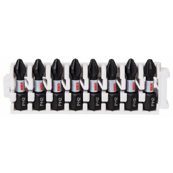 Schrauberbit-Set Impact Control, 8-teilig, PH2, 25 mm-Beschreibung lesen