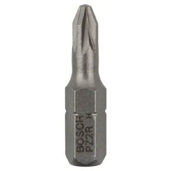 Embout de tournevis extra dur, réduit PZ2R, 25 mm, paquet de 25-Leggi tutto