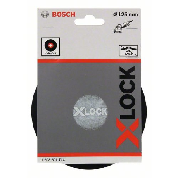 X-LOCK Stützteller 125 mm weich 125 mm, 12.500 U/min-Beschreibung lesen