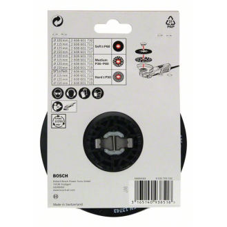 X-LOCK Stützteller 125 mm mittelhart 125 mm, 12.250 U/min-Beschreibung lesen
