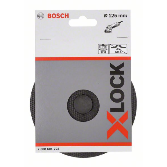 X-LOCK SCM Stützteller mit Mittelstift, 125 mm 125 mm, 12.250 U/min X-LOCK SCM Stützteller mit Mittelstift, 125 mm 125 mm, 12.250 U/min-Beschreibung lesen