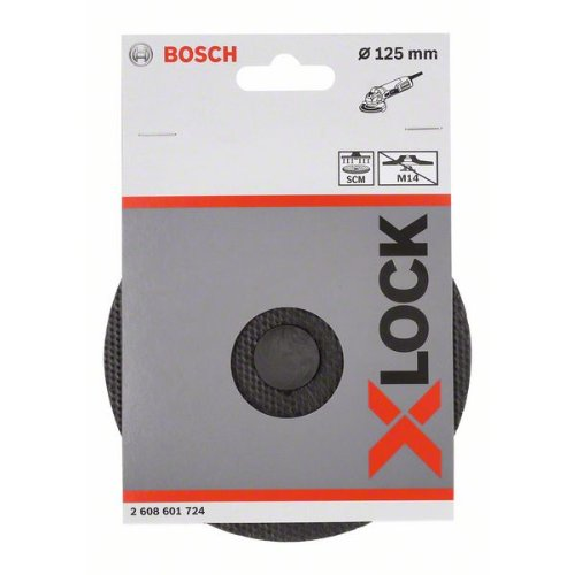 X-LOCK SCM Stützteller mit Mittelstift, 125 mm 125 mm, 12.250 U/min X-LOCK SCM Stützteller mit Mittelstift, 125 mm 125 mm, 12.250 U/min-Beschreibung lesen