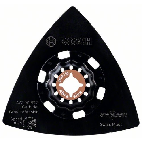 Carbide-RIFF Schleifplatte AVZ 90 RT2, 90 mm, Carbide Sanding, Grit 2-Beschreibung lesen