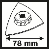 Carbide-RIFF Schleifplatte AVZ 90 RT2, 90 mm, Carbide Sanding, Grit 2