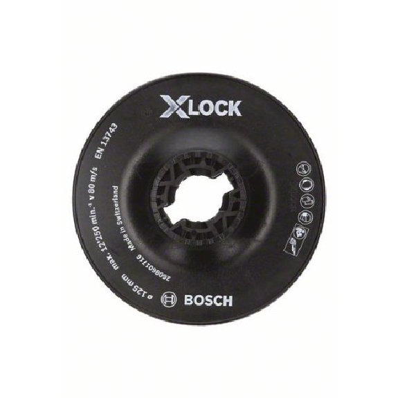 X-LOCK Stützteller 125 mm hart 125 mm, 12.250 U/min X-LOCK Stützteller 125 mm hart 125 mm, 12.250 U/min-Beschreibung lesen