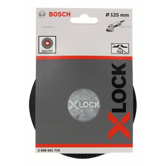 X-LOCK Stützteller 125 mm hart 125 mm, 12.250 U/min X-LOCK Stützteller 125 mm hart 125 mm, 12.250 U/min-Beschreibung lesen