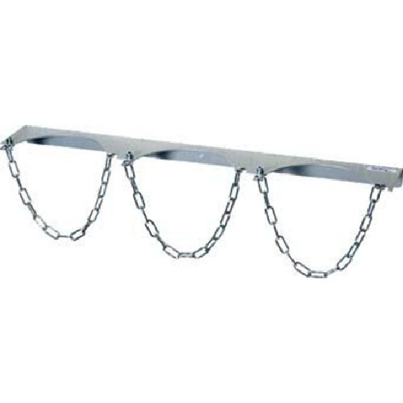Stahlflaschen-Wandhalter 3x D230mm Stahlflaschen-Wandhalter 3x D230mm-Beschreibung lesen