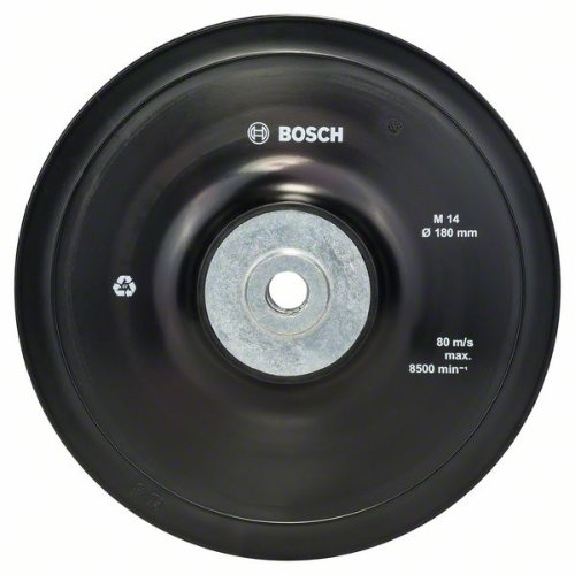Plaque support standard, M14, 180 mm 180 mm, 8 500 tr/min-Leggi tutto