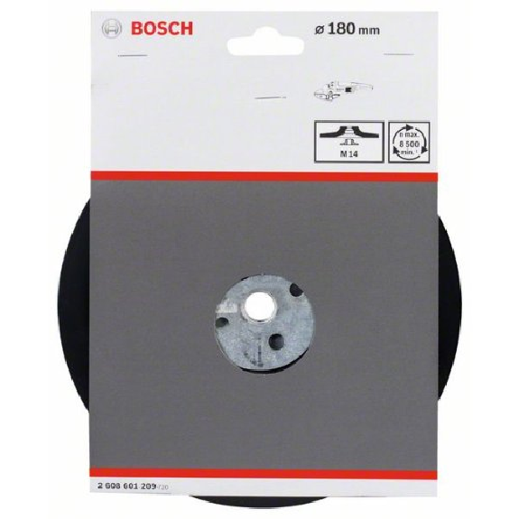 Stützteller Standard, M14, 180 mm 180 mm, 8 500 U/min-Beschreibung lesen