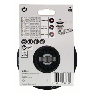 X-LOCK Stützteller 115 mm mittelhart 115 mm, 13.300 U/min-Beschreibung lesen