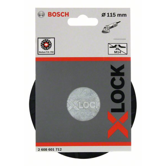 X-LOCK Stützteller 115 mm mittelhart 115 mm, 13.300 U/min-Beschreibung lesen