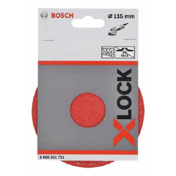 X-LOCK Stützteller 115 mm, Klettverschluss 115 mm, 13.300 U/min X-LOCK Stützteller 115 mm, Klettverschluss 115 mm, 13.300 U/min-Beschreibung lesen