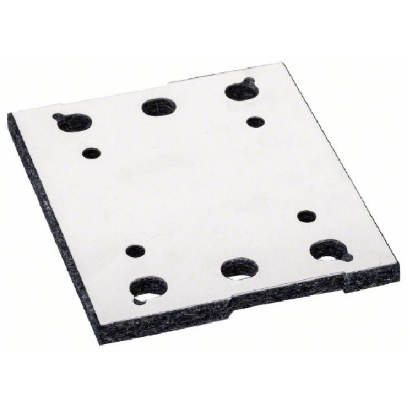 Schleifplatte, 110 x 100 mm, mit Filz-Beschreibung lesen