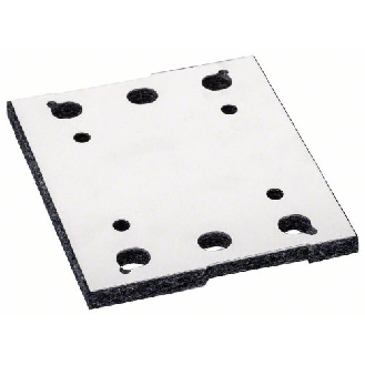 Schleifplatte, 110 x 100 mm, mit Filz-Beschreibung lesen