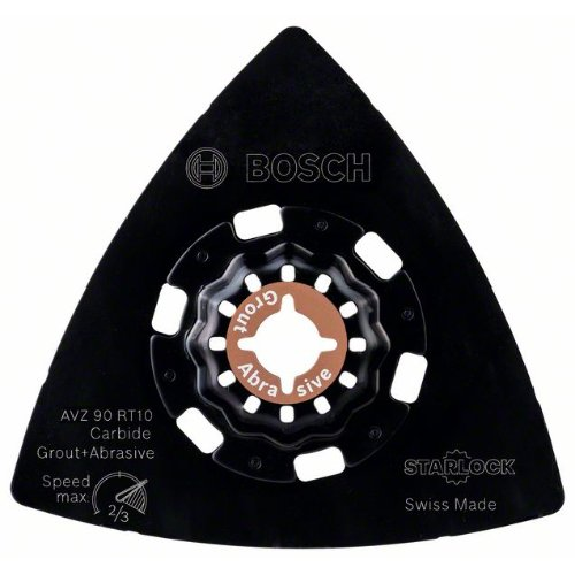 Carbide-RIFF Schleifplatte AVZ 90 RT10, 90 mm, Carbide Sanding Grit 10-Beschreibung lesen