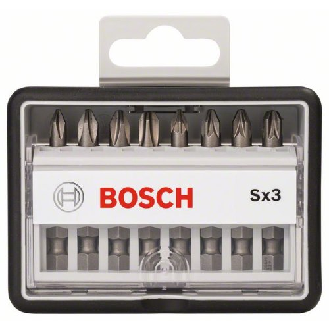 Schrauberbit-Set Robust Line Sx Extra-Hart, 8-teilig, 49 mm, PH, PZ-Beschreibung lesen