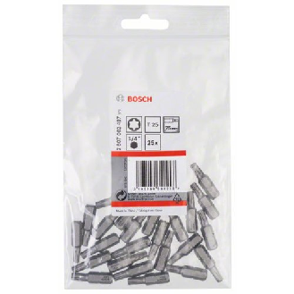 Schrauberbit Extra-Hart T25, 25 mm, 25er-Pack-Beschreibung lesen