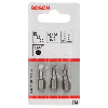 Schrauberbit-Set Extra-Hart (gemischt), 3-teilig, S 0,6x4,5, PH1, PZ1, 25 mm